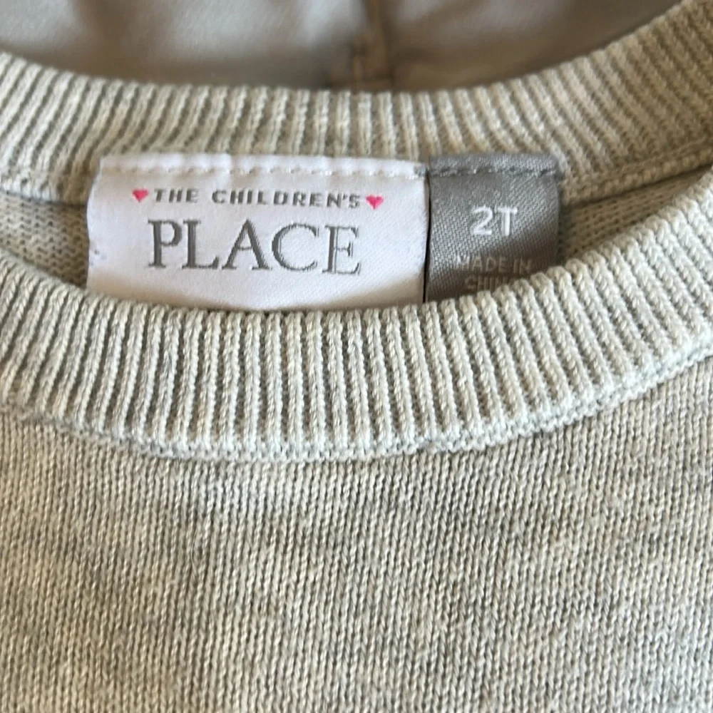 5 for 25$ The Children's Place Light Gray Knit Sweater